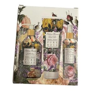 Italian Flowers Pure Rose Trio - Shower Gel, Body Lotion, Body Mist